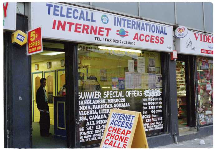 Telecall International, formerly at 166 Cannon Street Road, London E1