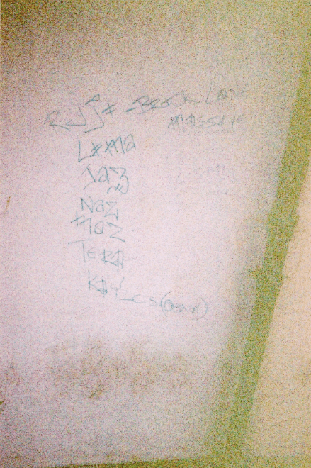 Graffiti in the stairwell