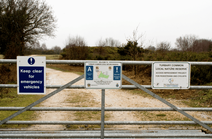 Entrance to Turbary Common © Diane Humphries, 2010