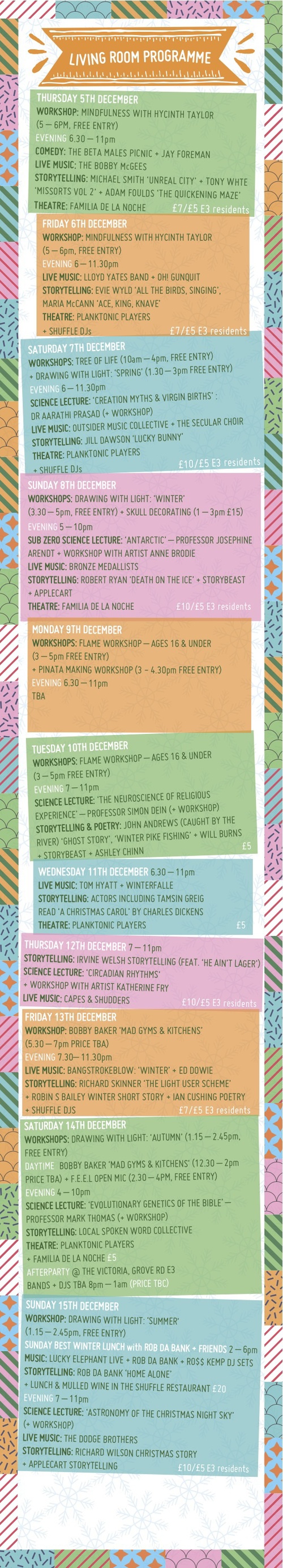 WEB LIVING ROOM PROGRAMME